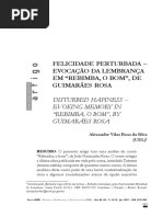 FELICIDADE PERTURBADA – EVOCAÇÃO DA LEMBRANÇA EM “REBIMBA, O BOM”, DE GUIMARÃES ROSA