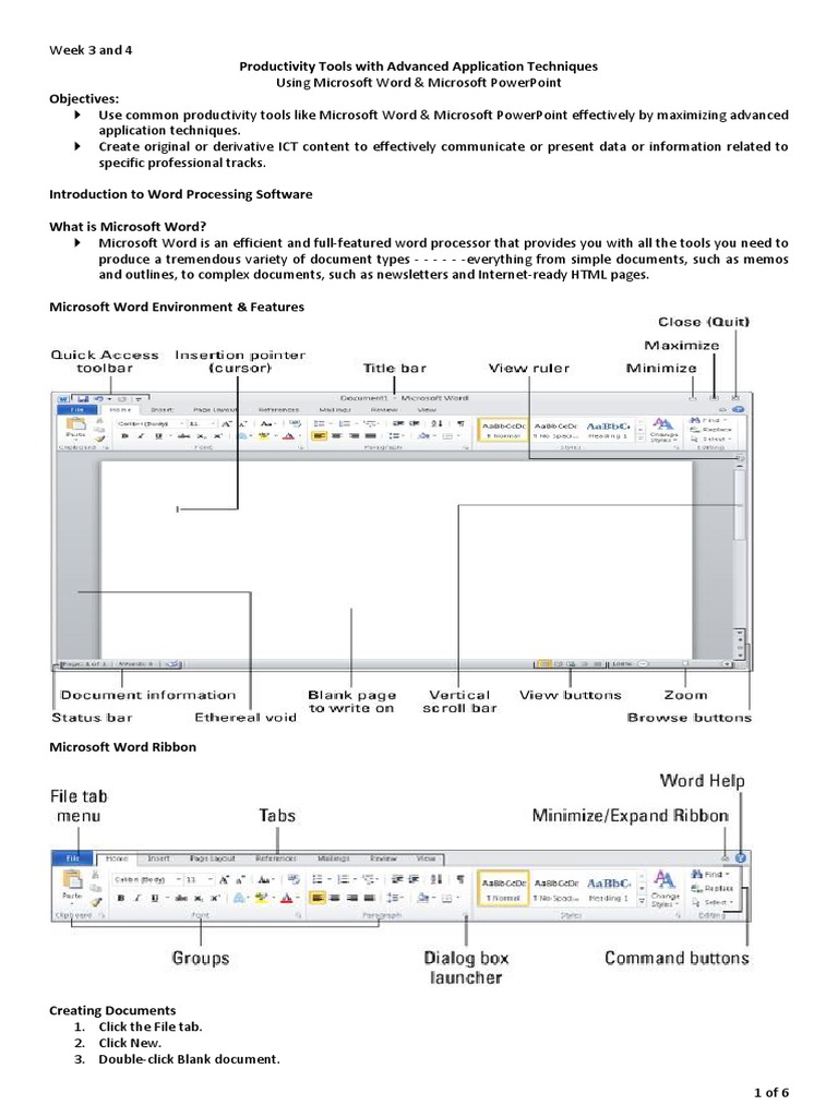 Advanced Microsoft Word & PowerPoint Techniques | PDF | Spreadsheet ...
