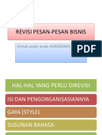 Revisi Pesan Bisnis