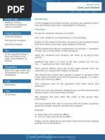 Likes and Dislikes: Activity Type