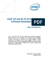 Intel64 IA32 Software Developer's Manual