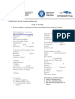 L ' Indicatif Present - Exercices