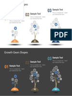 Growth Gears Shapes: Sample Text