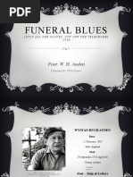 Poetic Power Point - W.H. Auden - Funeral Blues 