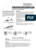 Operating The Hydrawedge:: Operation