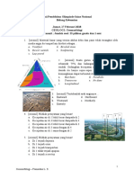 Geomorfologi (Soal)