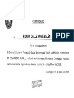 Certificado Aula