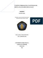 ID Pengaruh Mutu Beton Terhadap Kuat Lentur PDF