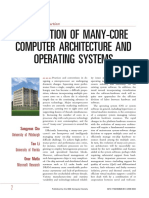 Interaction of Many Core With Os PDF