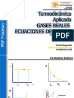 Termo Clase II B Gases Reales