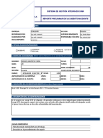 Reporte Preliminar de Accidente Trab. Tito Huanca