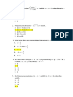 Soal Pertidaksamaan - 1