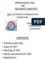 Comprehensive Viva ON Transfer Wave Tube (TWT)