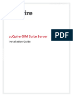 Acquire GIM Suite Server Installation Guide PDF