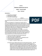 N.P.P.S Terminal Examination 2019-20 Subject:-Special English Class: - IX (E.M.) Instructions