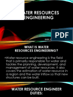 Water Resources Engineering: Engr. Chaly Grace M. Dato-On