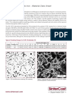Compacted Graphite Iron Material Data Sheet PDF