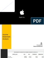 Apple Inc Financial Ratio Comparision 2017-2018