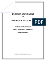 Plan de Seguridad - Villalba