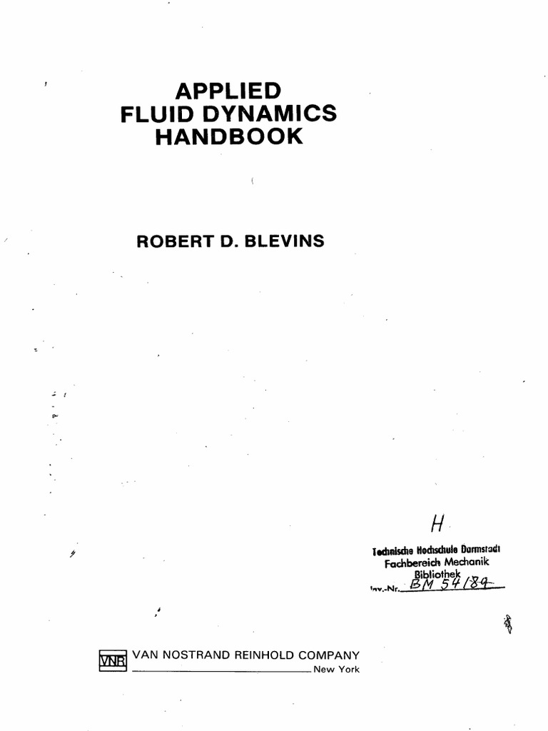 Applied Fluid Dynamics Handbook | PDF | Boundary Layer | Fluid Dynamics