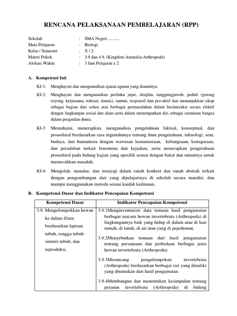 RPP PJBL | PDF