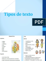 Tipos de Texto 29 08