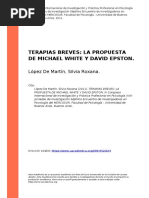 Lopez de Martin, Silvia Roxana (2011) - TERAPIAS BREVES LA PROPUESTA DE MICHAEL WHITE Y DAVID EPSTON PDF