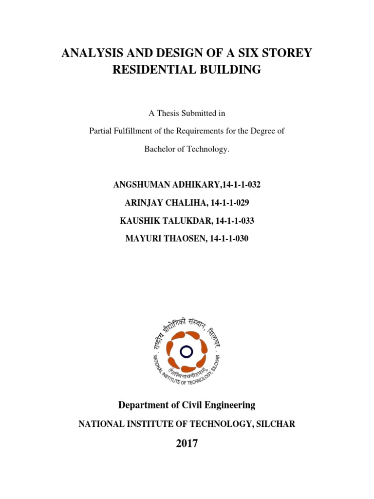 Project Report On Building Design | PDF | Beam (Structure) | Economic ...