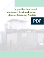 Biomass Gasification Based Combined Heat and Power Plant at Güssing, Austria
