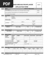 MSC Application Form