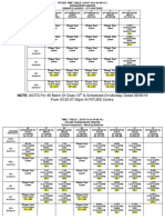 FIITJEE TIME TABLE FOR GORAKHPUR CENTRE (29-07-19 TO 04-08-19