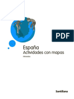 España, Actividades Con Mapas