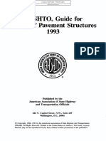 AASHTO, Guide Design Pavement 1993: For of Structures