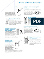 V80767 Donaldson General Service Tips PDF