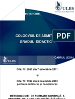 Colocviul de Admitere - 2015 PDF