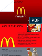 Project: Book Review: Mcdonald'S Behind The Arches John F .Love