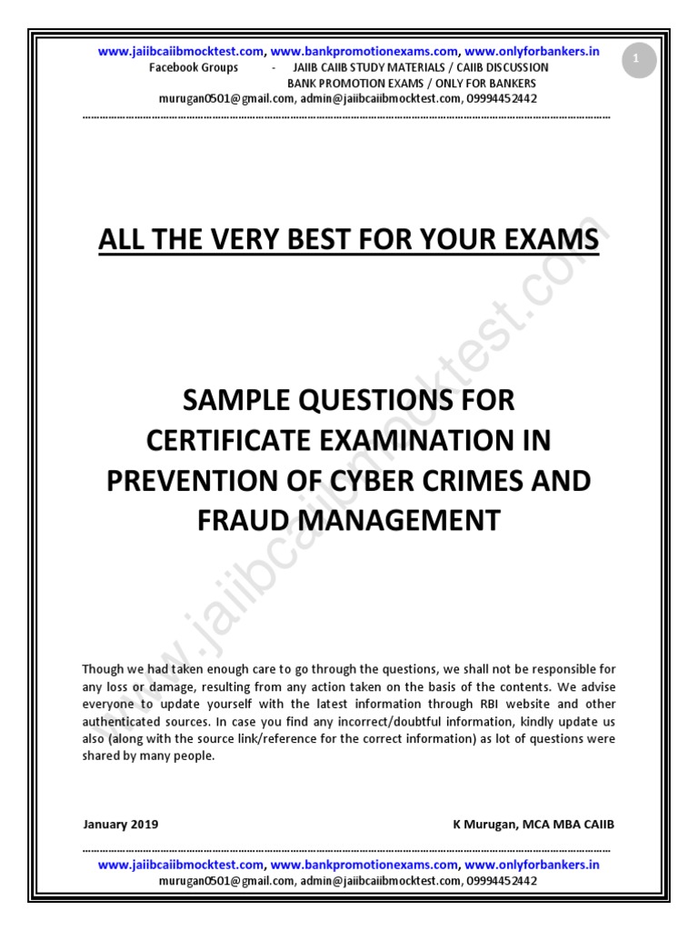 Prevention Of Cyber Crime Pdf Computer Security Security