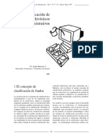 Clasificacion de Fondos Archivisticos Administrativos