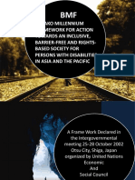 Biwako Millennium Framework For Action Towards An Inclusive, Barrier-Free and Rights-Based Society For Persons With Disabilities in Asia and The Pacific