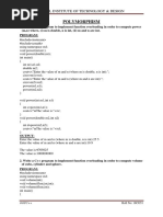 Polymorphism: Agnel Institute of Technology & Design