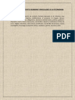 El Comportamiento Humano Vinculado A La Economia