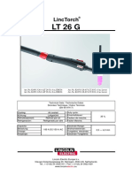 LT 26 G Technical Specs and Parts List