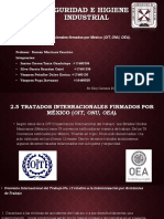 2.5 Tratados Internacionales Firmados Por México (OIT, OnU, OEA) .