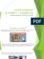 Comparación Humano VS Robot + Ejemplos PDF