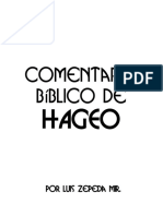Comentario Bíblico de Hageo (2.0)