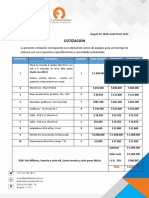 Cotizacion Montaje Radial PDF