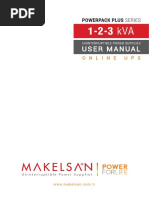 Makelsan Ups Powerack Plus Series 1 3 Kva User Manual en