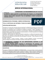 Comercio Internacional Sena