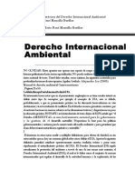 Derecho Ambiental Internacional