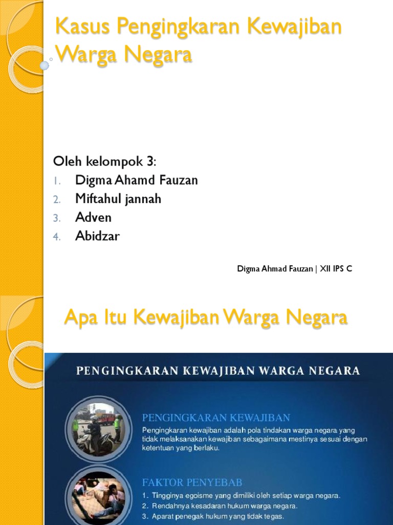 Contoh Pengingkaran Kewajiban Untuk Membela Negara Adalah